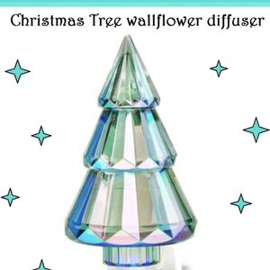 BATH AND BODY WORKS CRYSTAL TREE WALLFLOWER FRAGRANCE PLUG-IN NIGHT LIGHT. NWT.